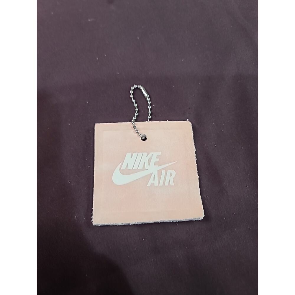 RARE Nike Air Jordan PINK Toe Leather Retro Tag Shoetag Hang tag Key Chain
